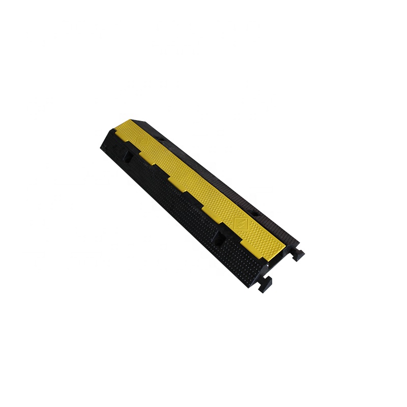 Горячая распродажа пружинный кабельный пандус 1-канальный резиновый кабельный протектор
